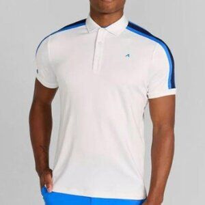 NWT Redvanly Men's Sevigne Polo Golf Shirt - Bright White - R2512B - Size XL